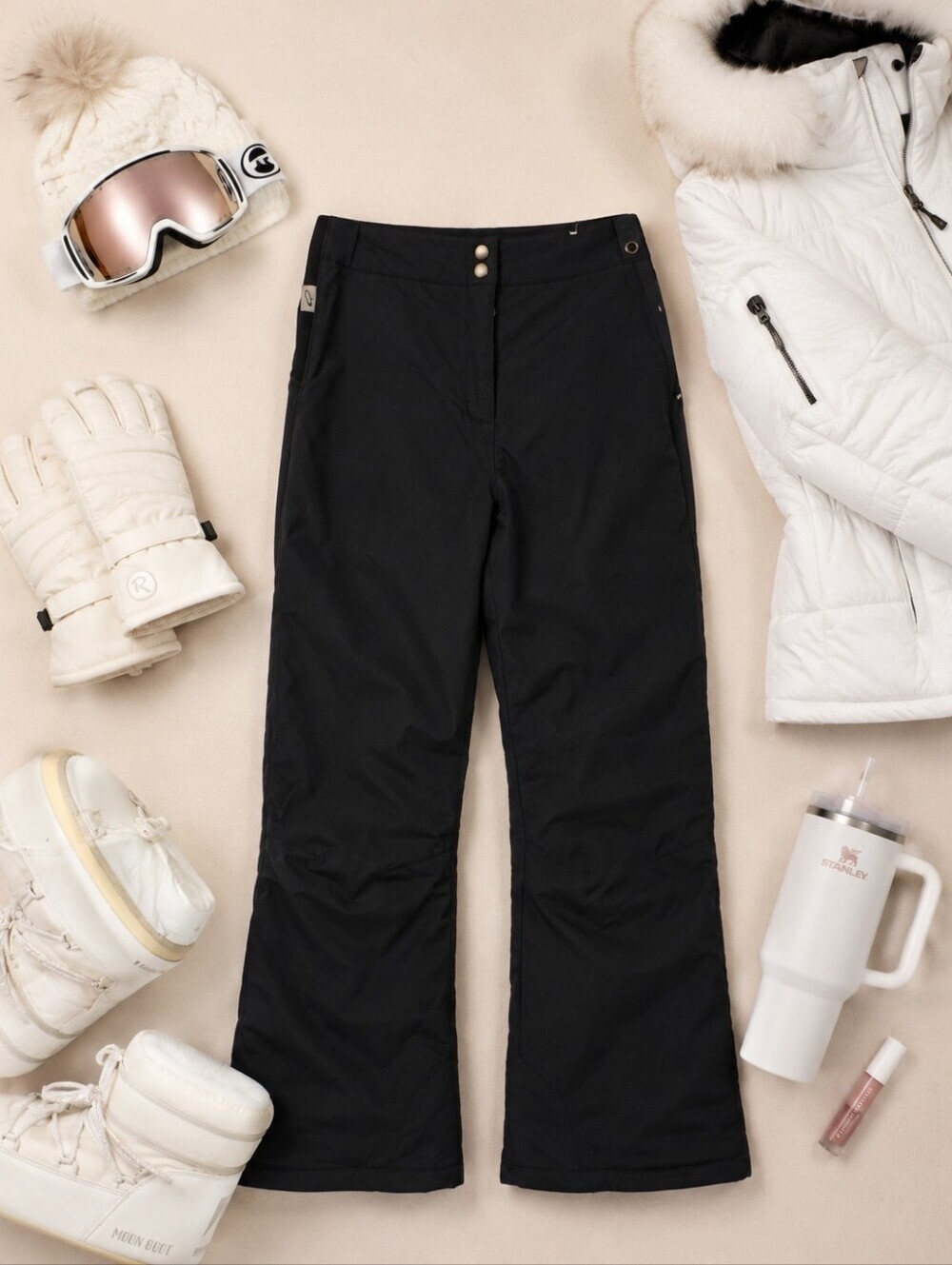 Obermeyer NWOT Black SUGARBRUSH stretch Insul atedSki Pants. Ladies 8 Long